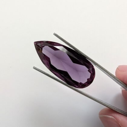 Lab Grown Colour Change Sapphire Teardrop - 32.1mm by 14.4mm
