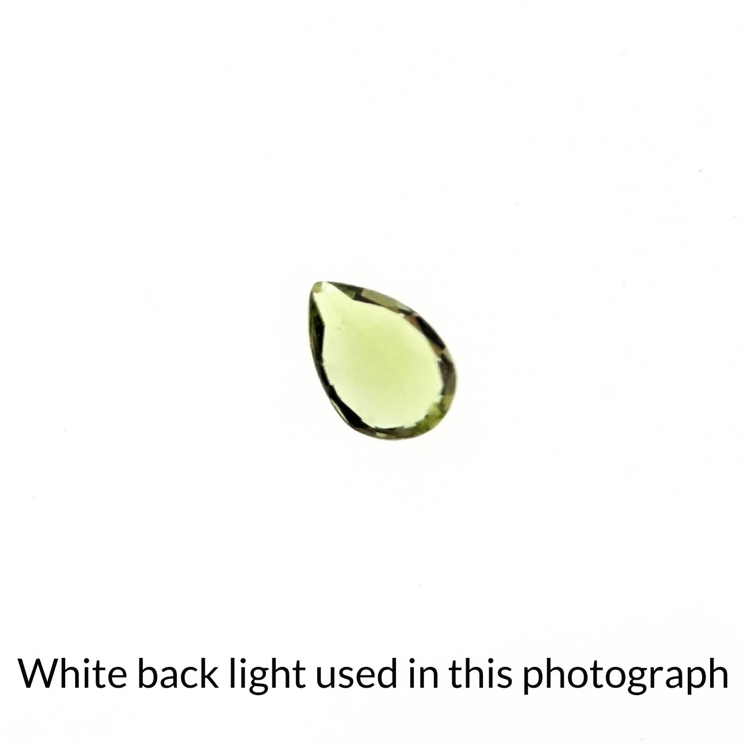 Peridot Teardrop - 6.9mm by 4.7mm - Image 4
