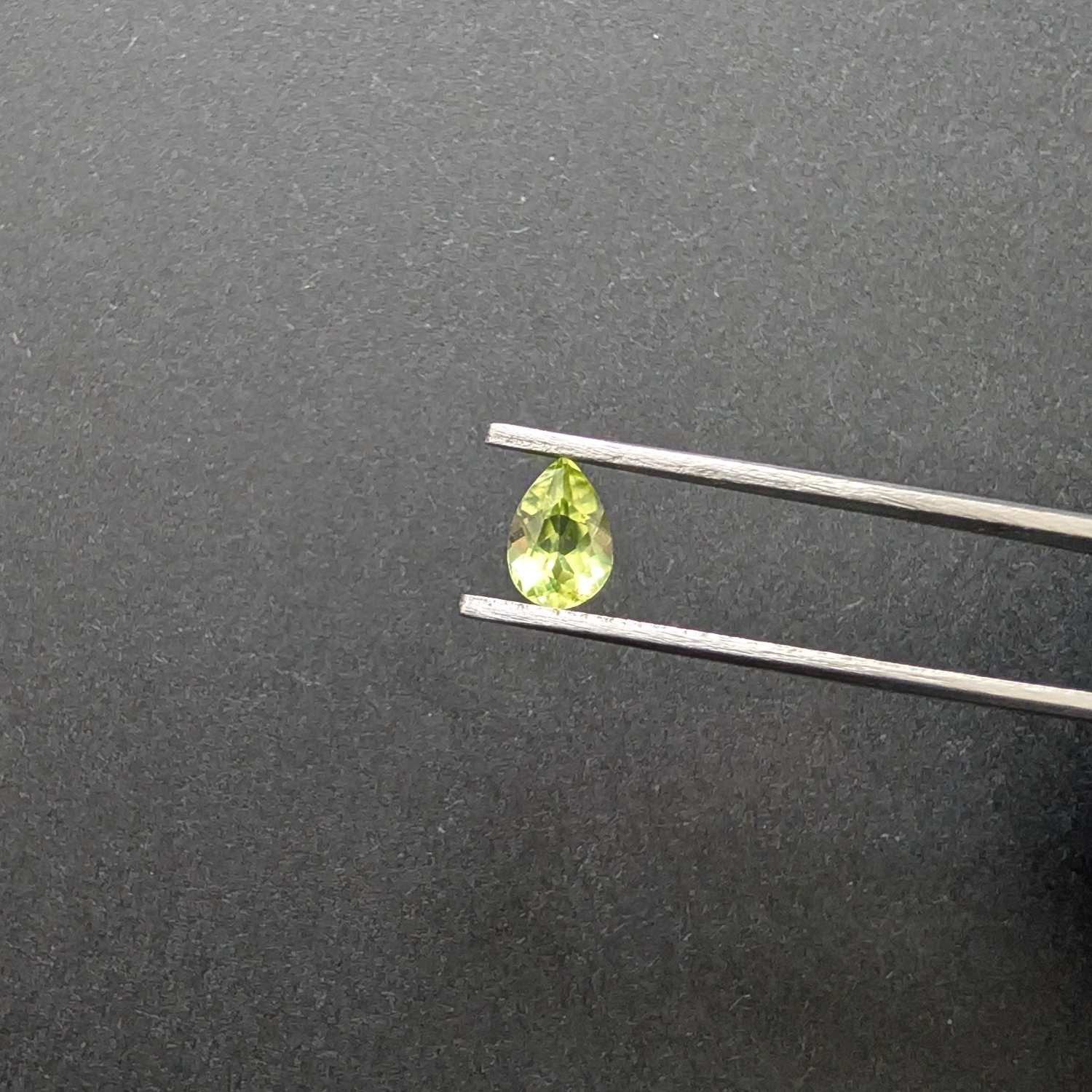 Peridot Teardrop - 6.9mm by 4.7mm - Image 2