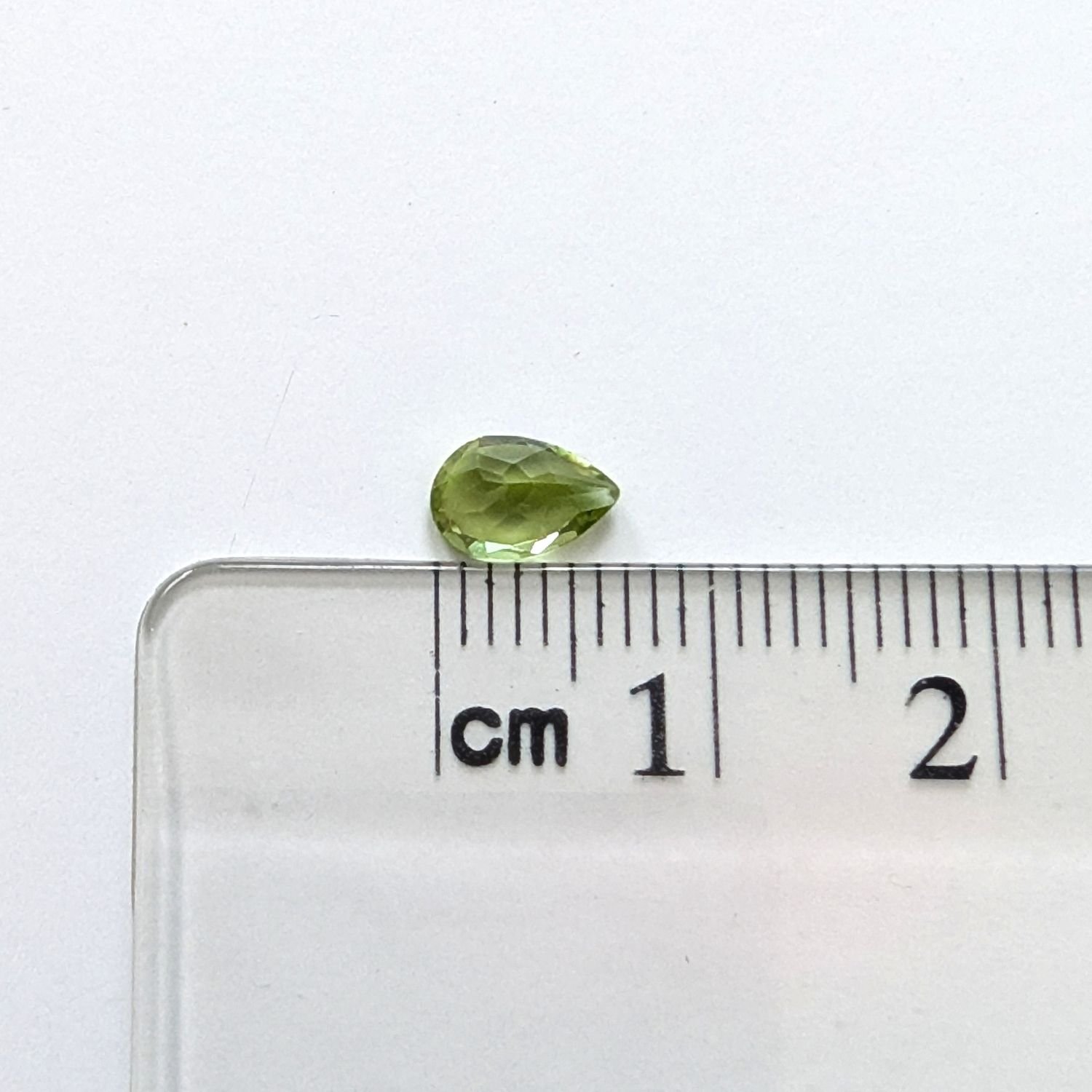 Peridot Teardrop - 6.9mm by 4.7mm - Image 3