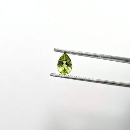 Peridot Teardrop - 6.9mm by 4.7mm