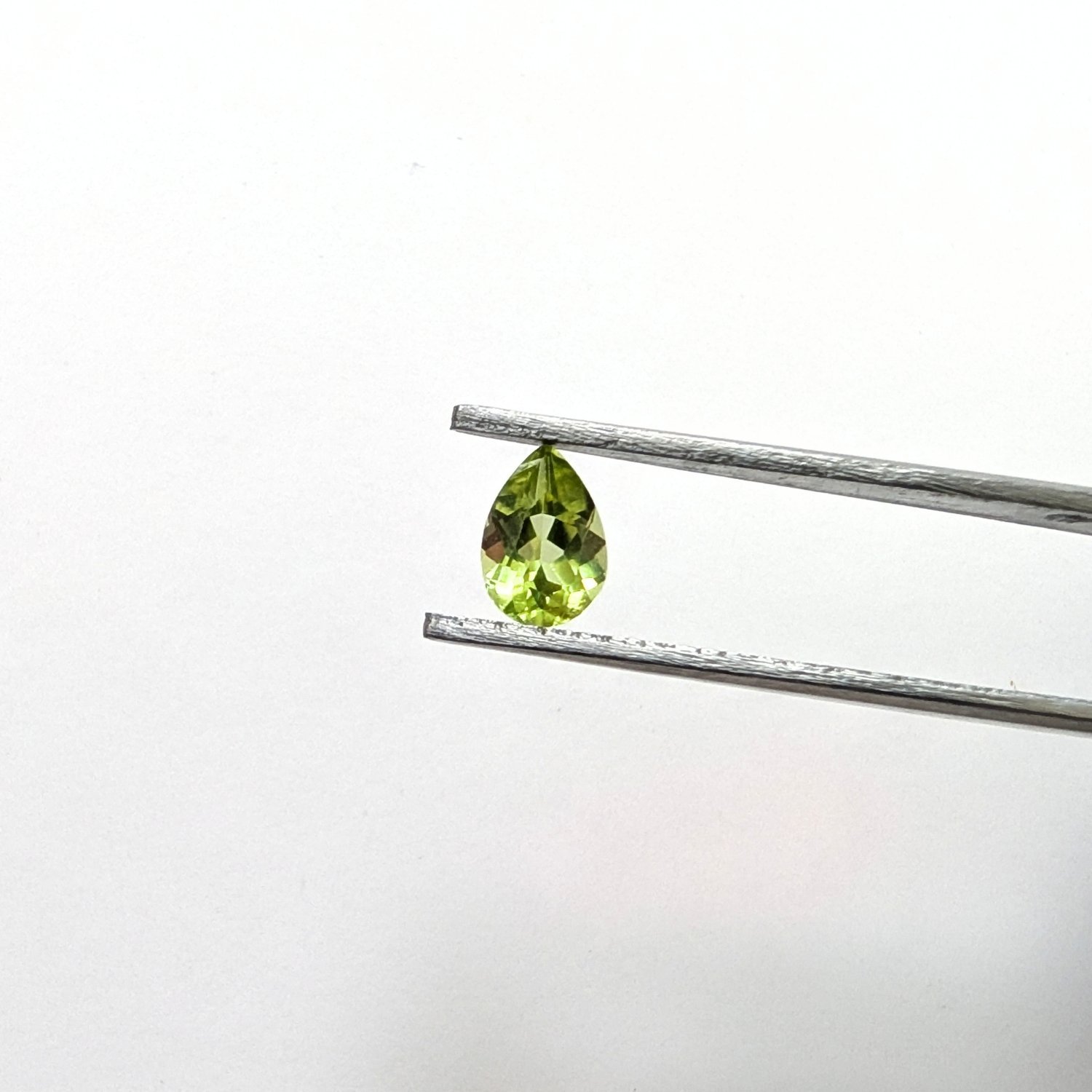 Peridot Teardrop - 6.9mm by 4.7mm
