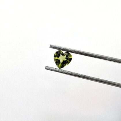 Peridot Heart - 5mm