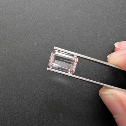 Kunzite Rectangle - 12mm by 8.6mm