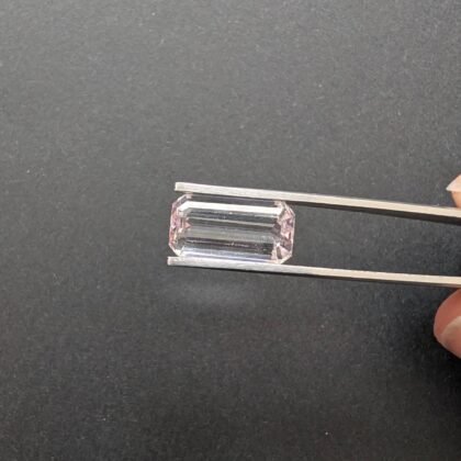Kunzite Rectangle - 13.8mm by 7.1mm
