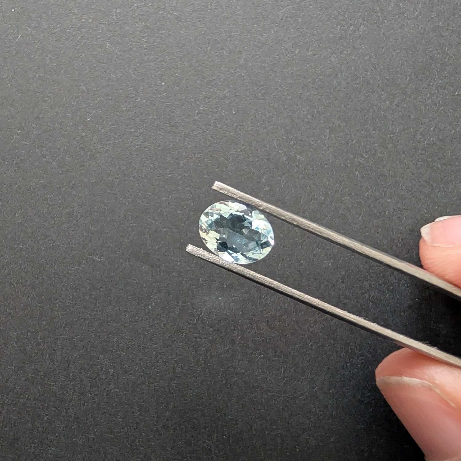 Aquamarine Oval - 9mm by 6.9mm - Image 2