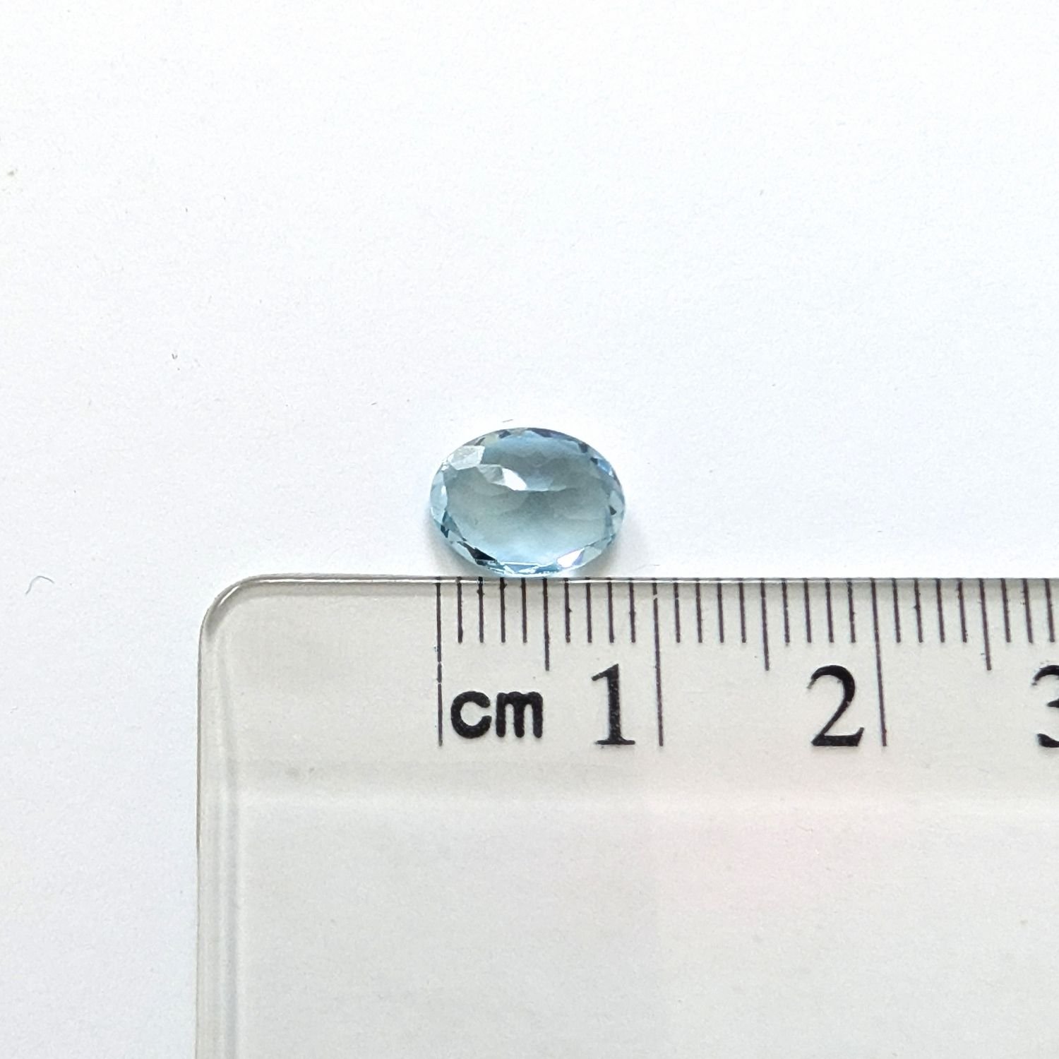 Aquamarine Oval - 9mm by 6.9mm - Image 3