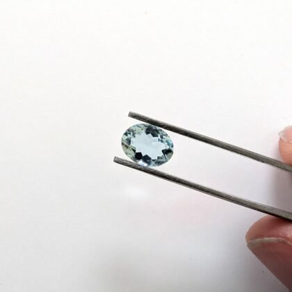 Aquamarine Oval - 9mm by 6.9mm