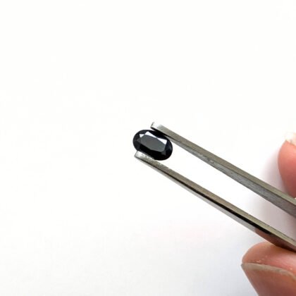Dark Blue Sapphire Oval - 6mm by 4.1mm