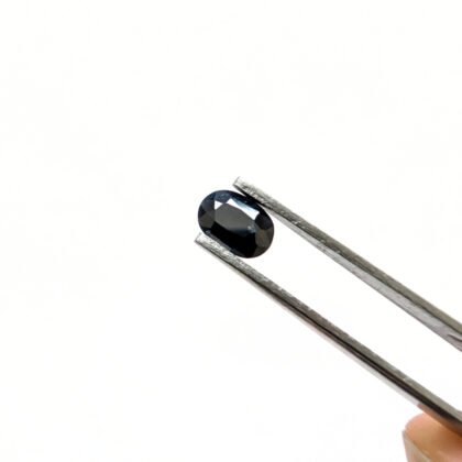 Black Sapphire Oval - 7mm by 5mm