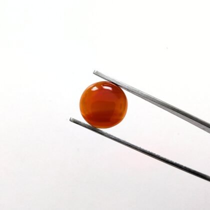 Orange Agate Cabochon Round - 11.7mm