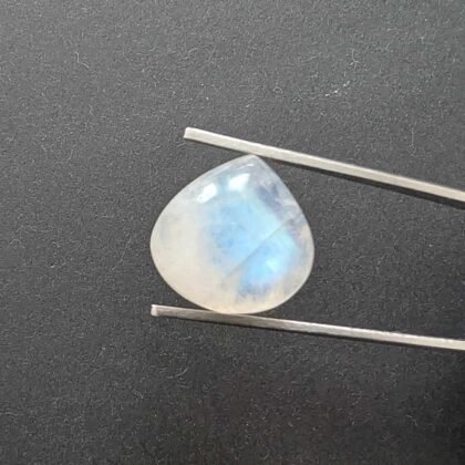 Moonstone Teardrop Cabochon - 14.9mm by 14.8mm