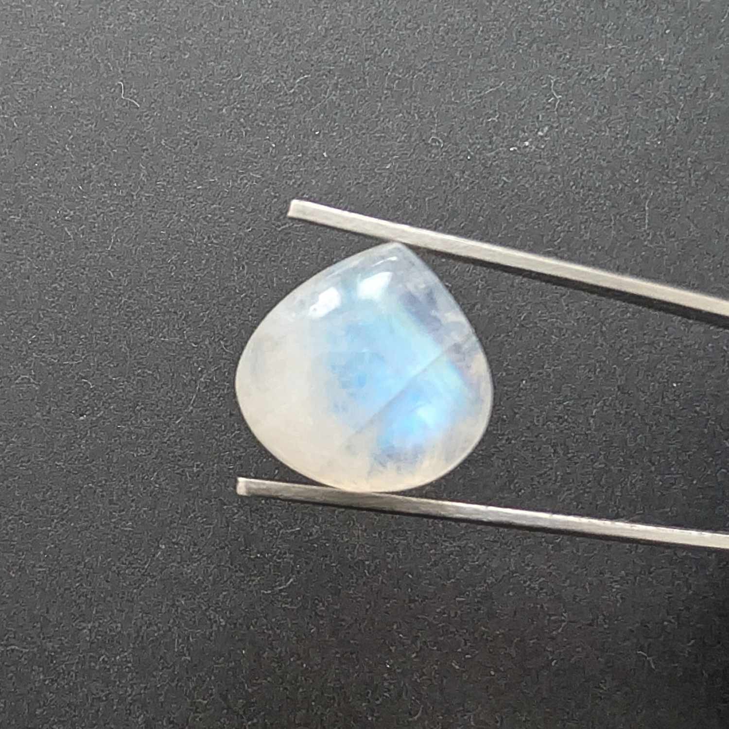 Moonstone Teardrop Cabochon - 14.9mm by 14.8mm