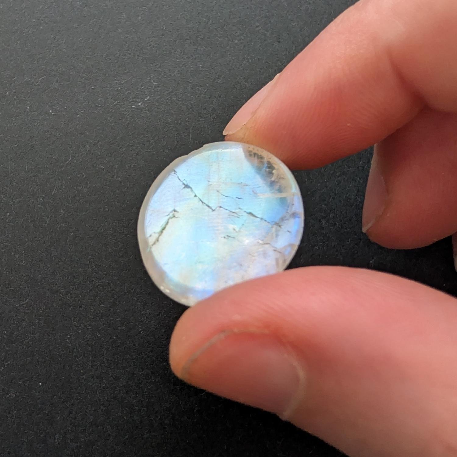 Moonstone Oval Cabochon - 22.9mm by 17.8mm - Image 3