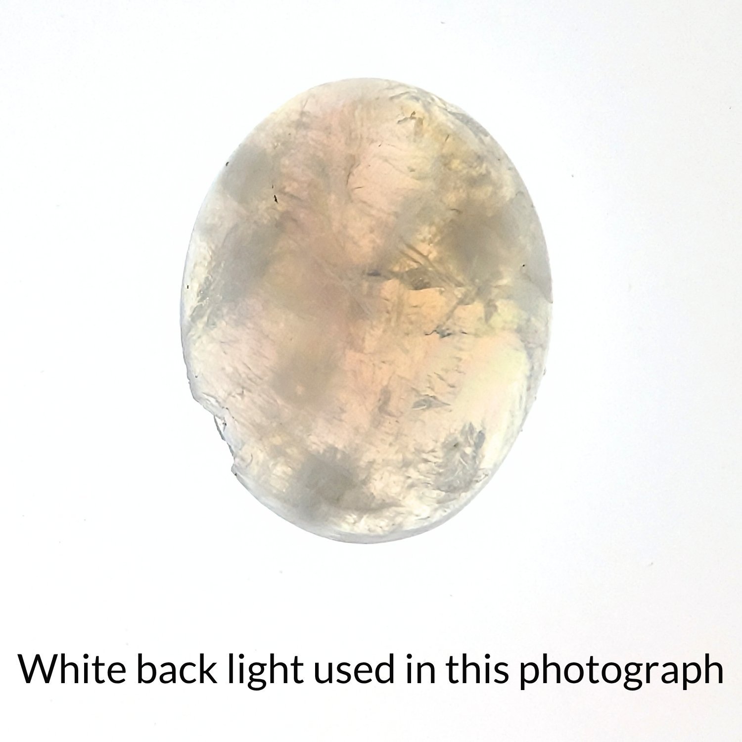 Moonstone Oval Cabochon - 22.9mm by 17.8mm - Image 5