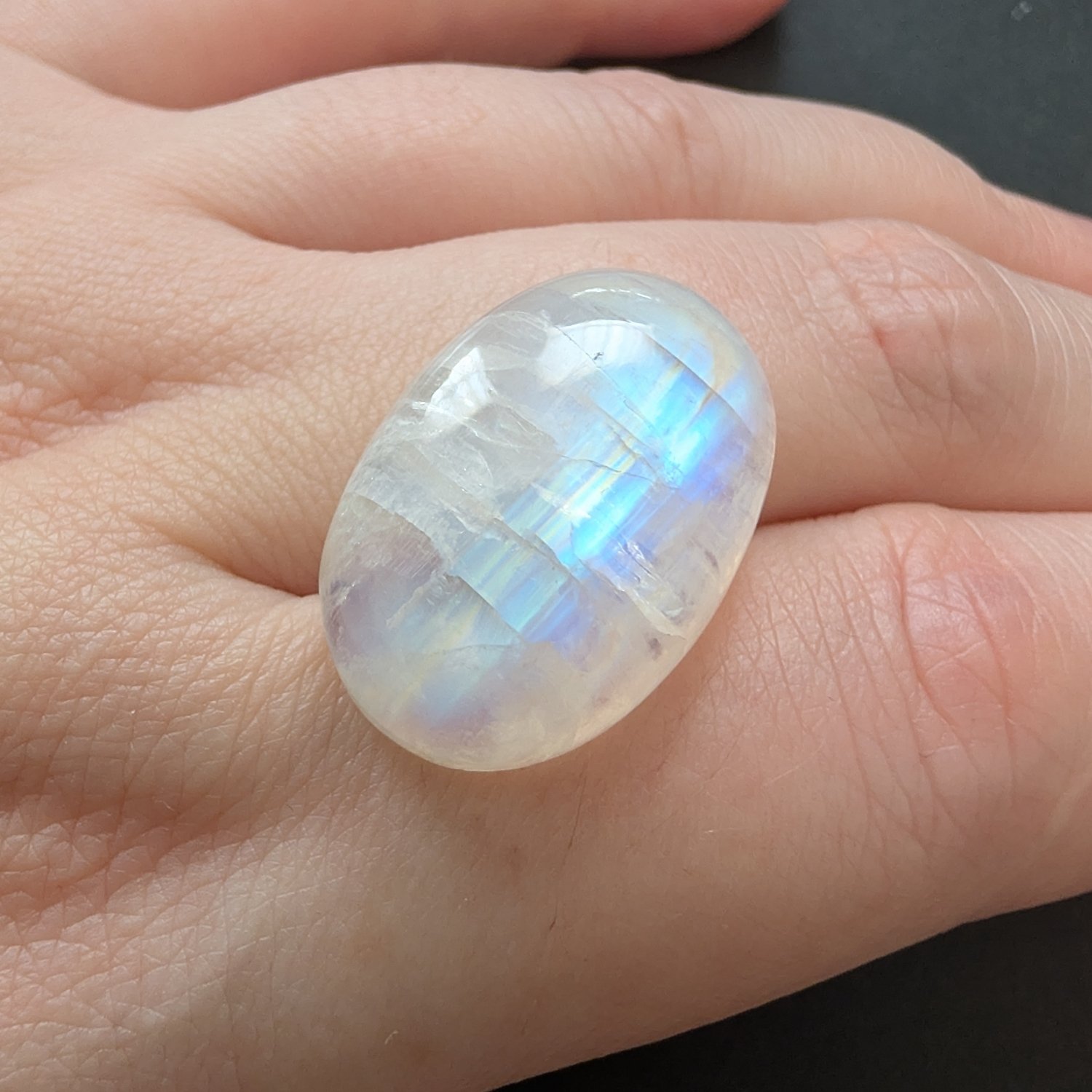 Moonstone Oval Cabochon - 23.4mm by 16.4mm - Image 3