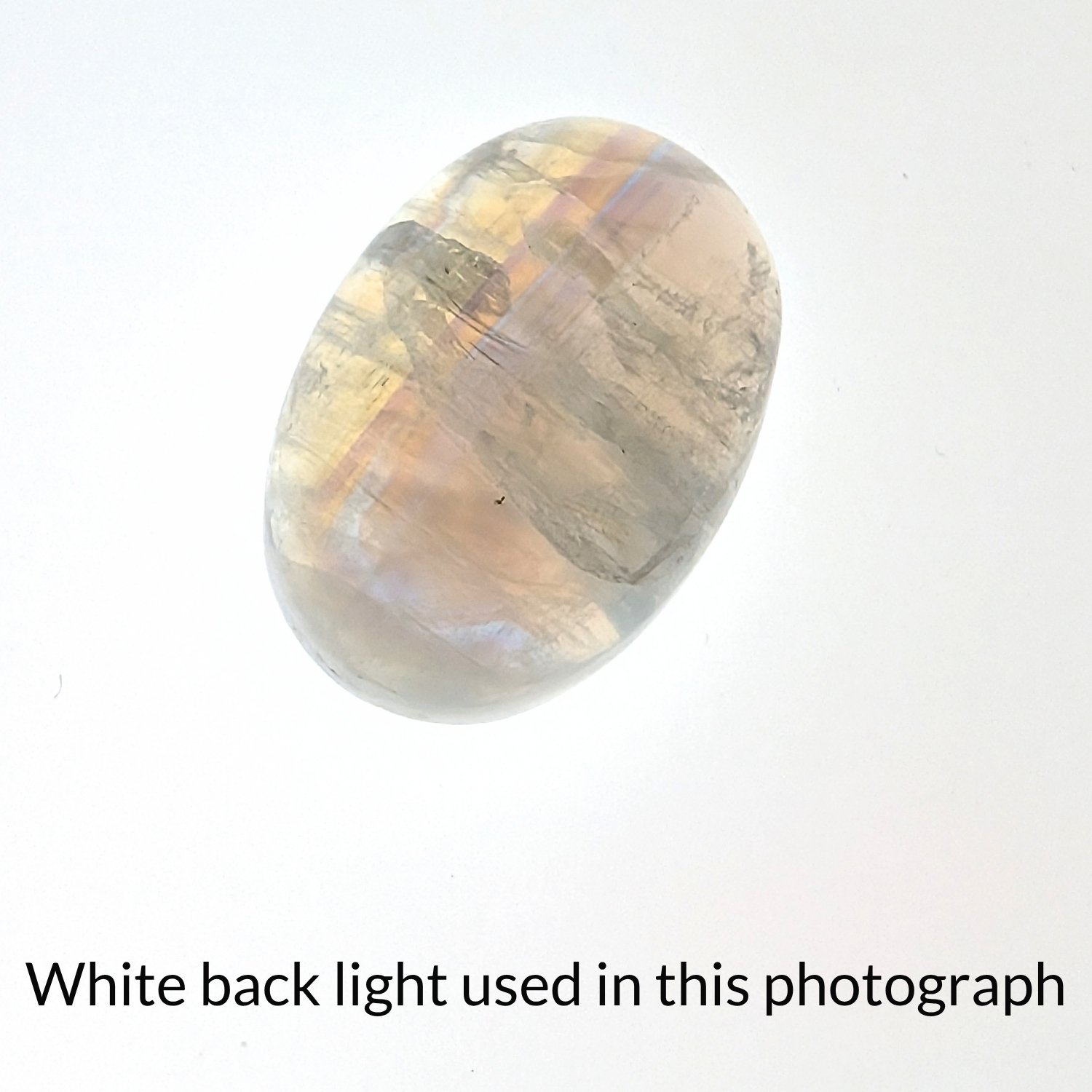 Moonstone Oval Cabochon - 23.4mm by 16.4mm - Image 6