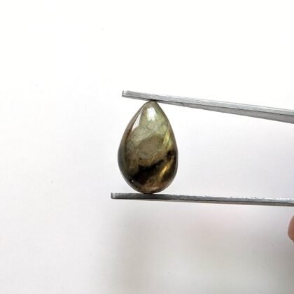Labradorite Teardrop Cabochon - 15mm by 9.5mm