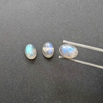 3 x Oval Labradorite Cabochons