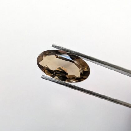 Smoky Citrine Oval - 15.7mm by 8.4mm