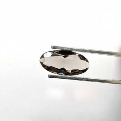 Smoky Quartz Oval - 15.8mm by 8mm