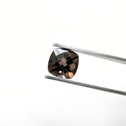 Smoky Quartz Square - 9mm