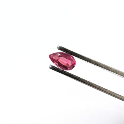 Pink Malaia Garnet Teardrop - 6.9mm by 4.1mm