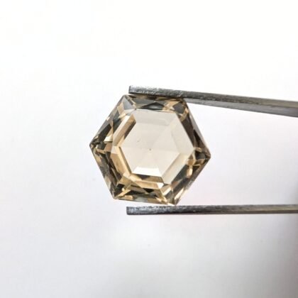 Yellow Citrine Hexagon - 13.1mm