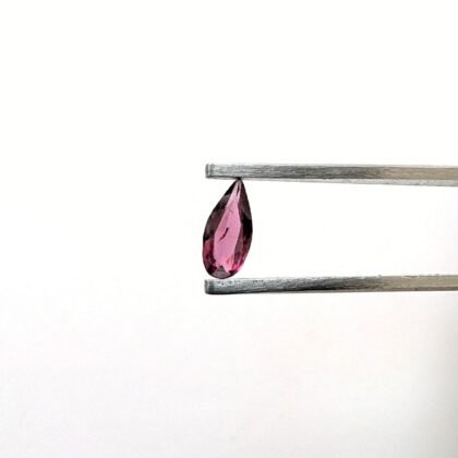 Purple Rhodolite Garnet Teardrop - 6.9mm by 3.3mm