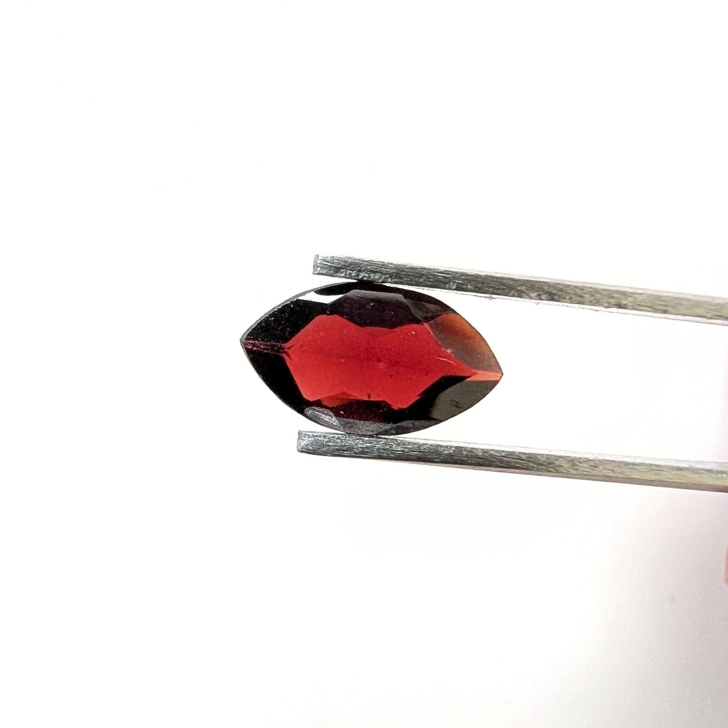Red Almandine Garnet Marquise - 12mm by 6.9mm