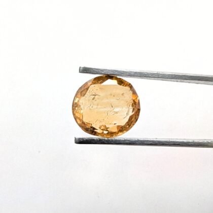 Orange Citrine Oval - 10.8mm by 9.8mm