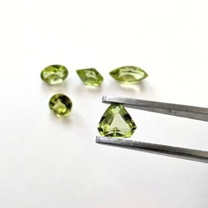 5 x Peridots - Various Shapes and Sizes