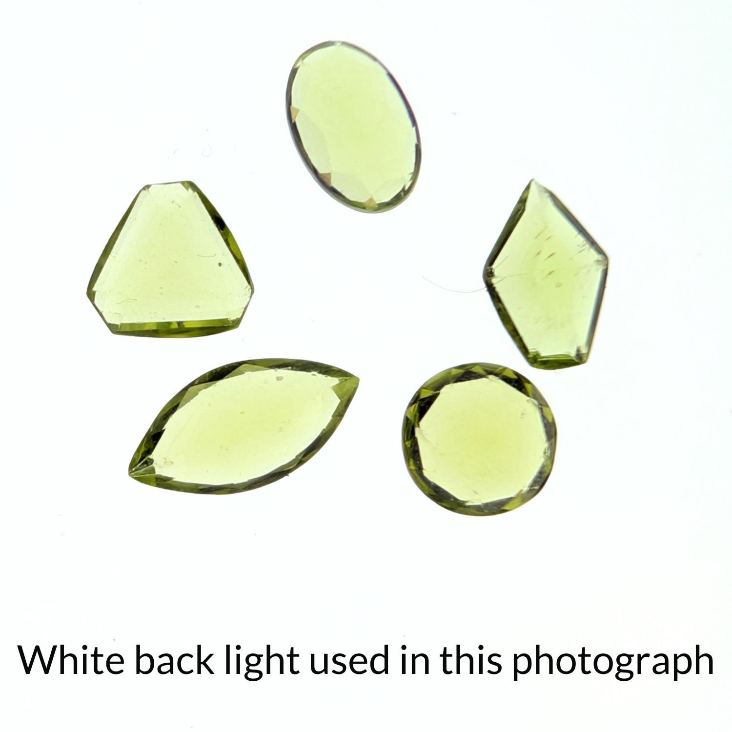 5 x Peridots - Various Shapes and Sizes - Image 5