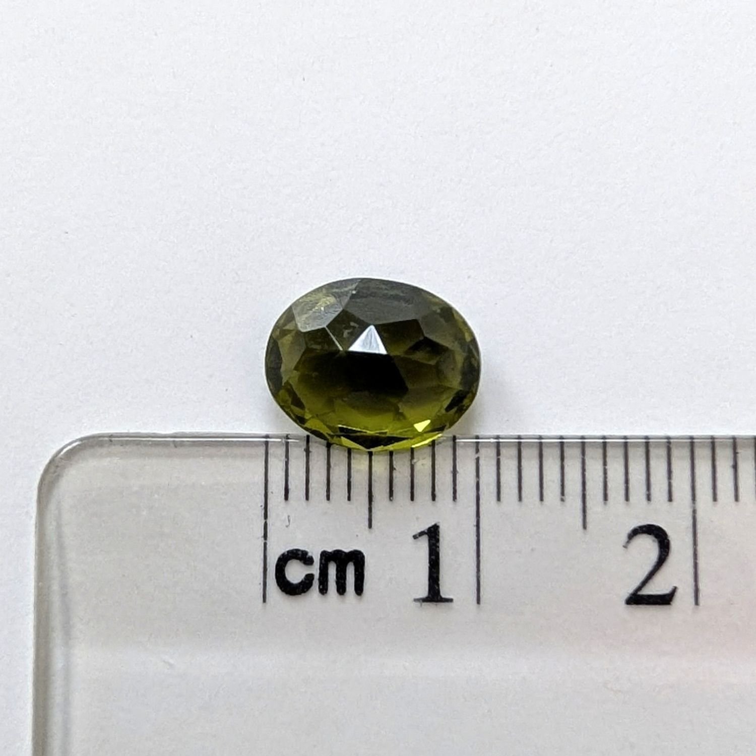 Peridot Oval - 10.1mm by 8mm - Image 3