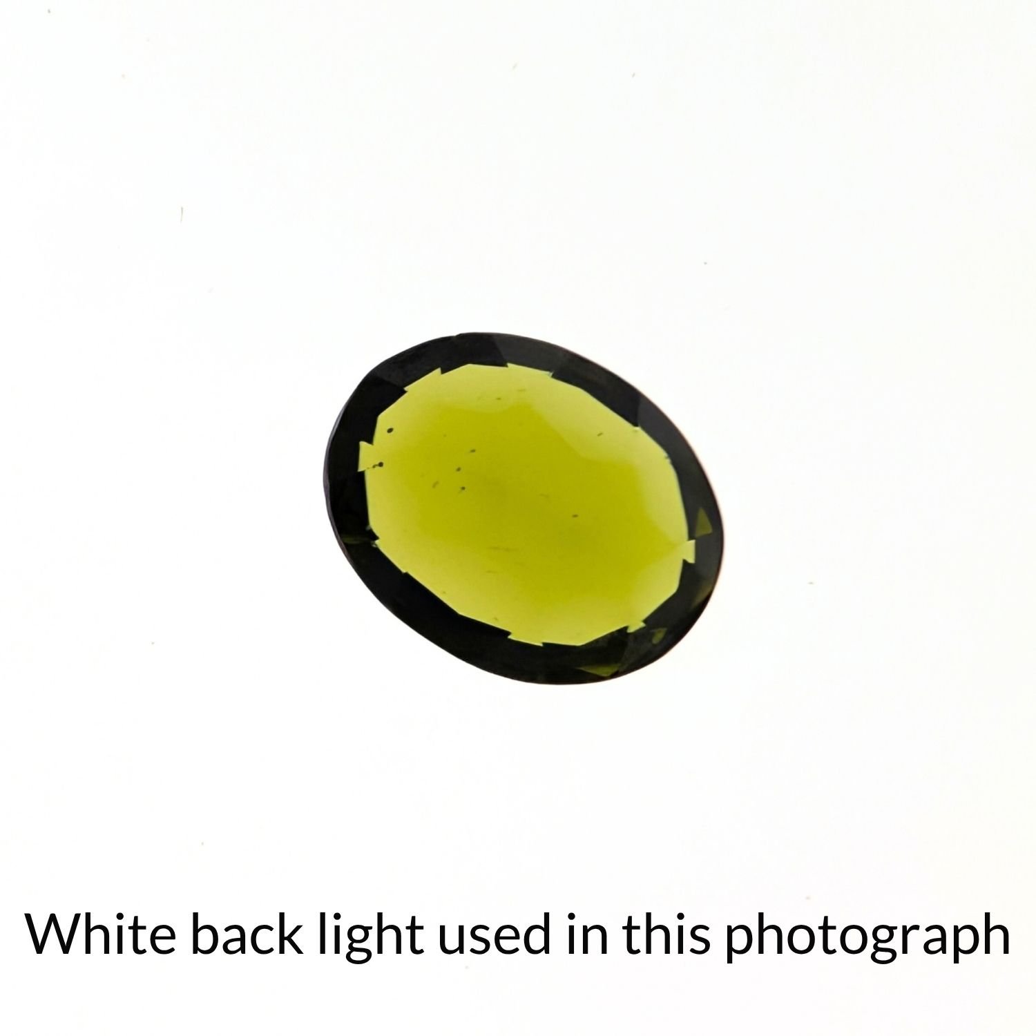 Peridot Oval - 10.1mm by 8mm - Image 4