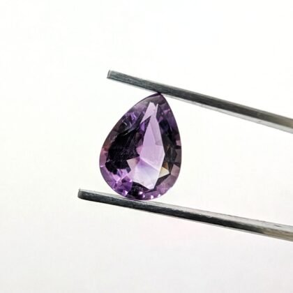 Amethyst Teardrop - 12mm by 9mm