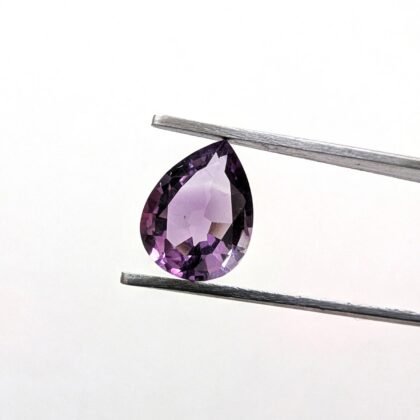 Amethyst Teardrop - 12mm by 9.1mm