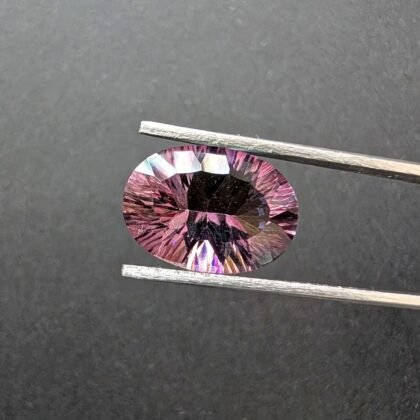 Colour Coated Quartz Oval - 14mm by 10mm