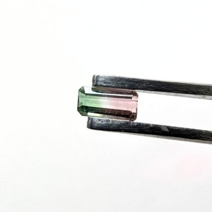Watermelon Tourmaline Rectangle - 4.9mm by 2.5mm