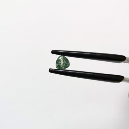 Green Sapphire Trillion cut Triangle – 4.8mm