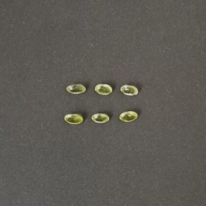 6 x Peridot Ovals