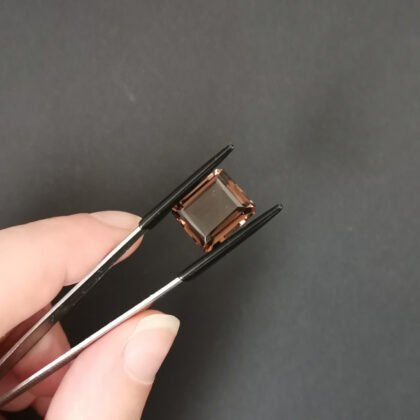 Smoky Quartz Rectangle - 14mm by 12mm