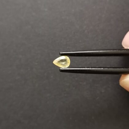 Yellow Sapphire Teardrop – 5.7mm by 4mm